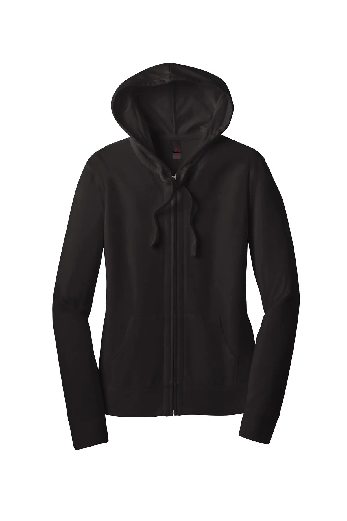 District® Women’s Fitted Jersey Full-Zip Hoodie #DT2100