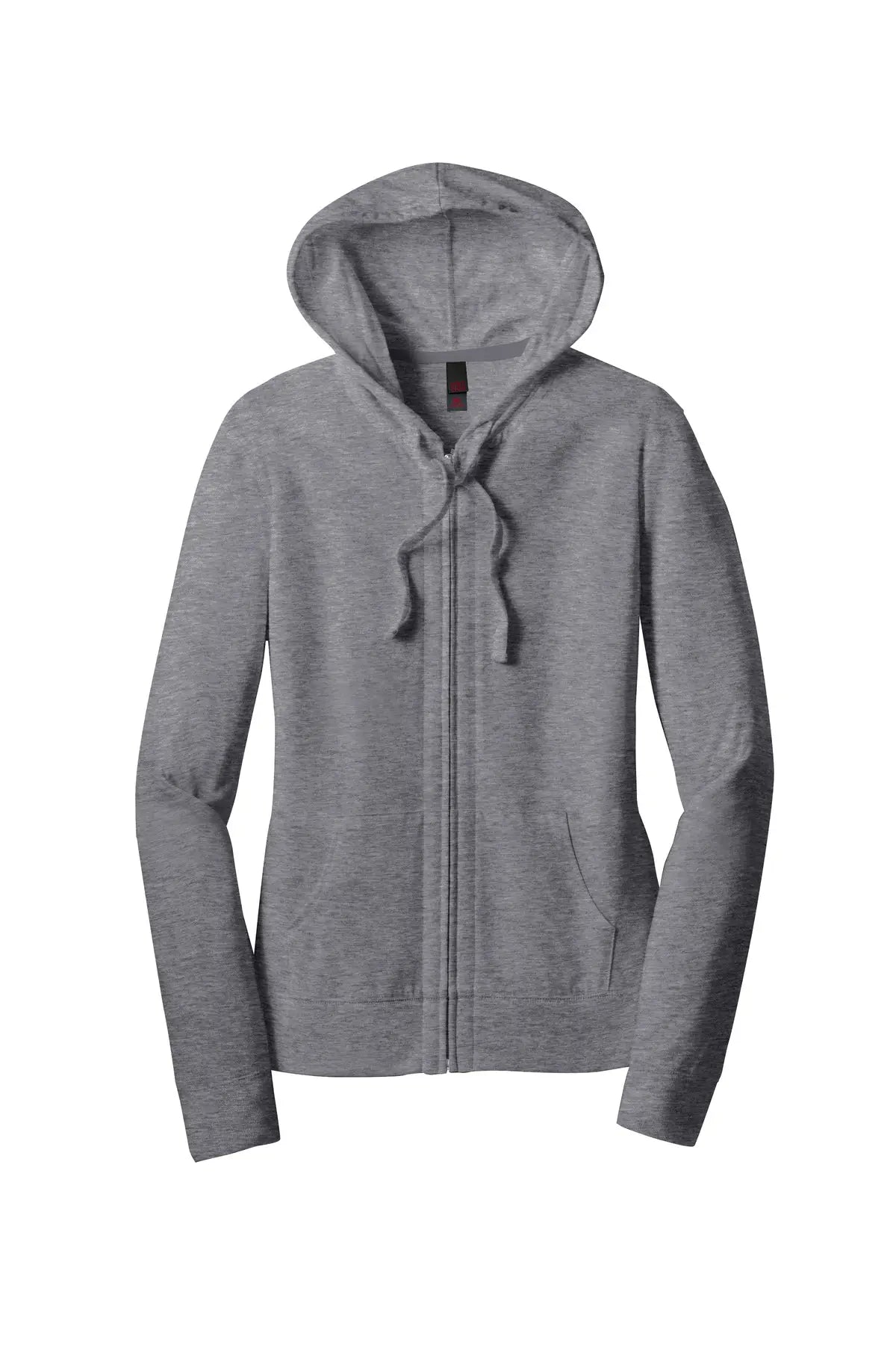 District® Women’s Fitted Jersey Full-Zip Hoodie #DT2100