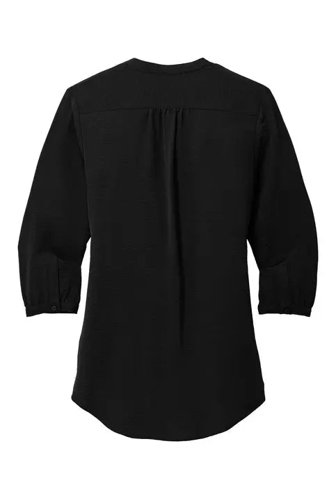 Port Authority® Women's 3/4-Sleeve Textured Crepe Tunic #LW713