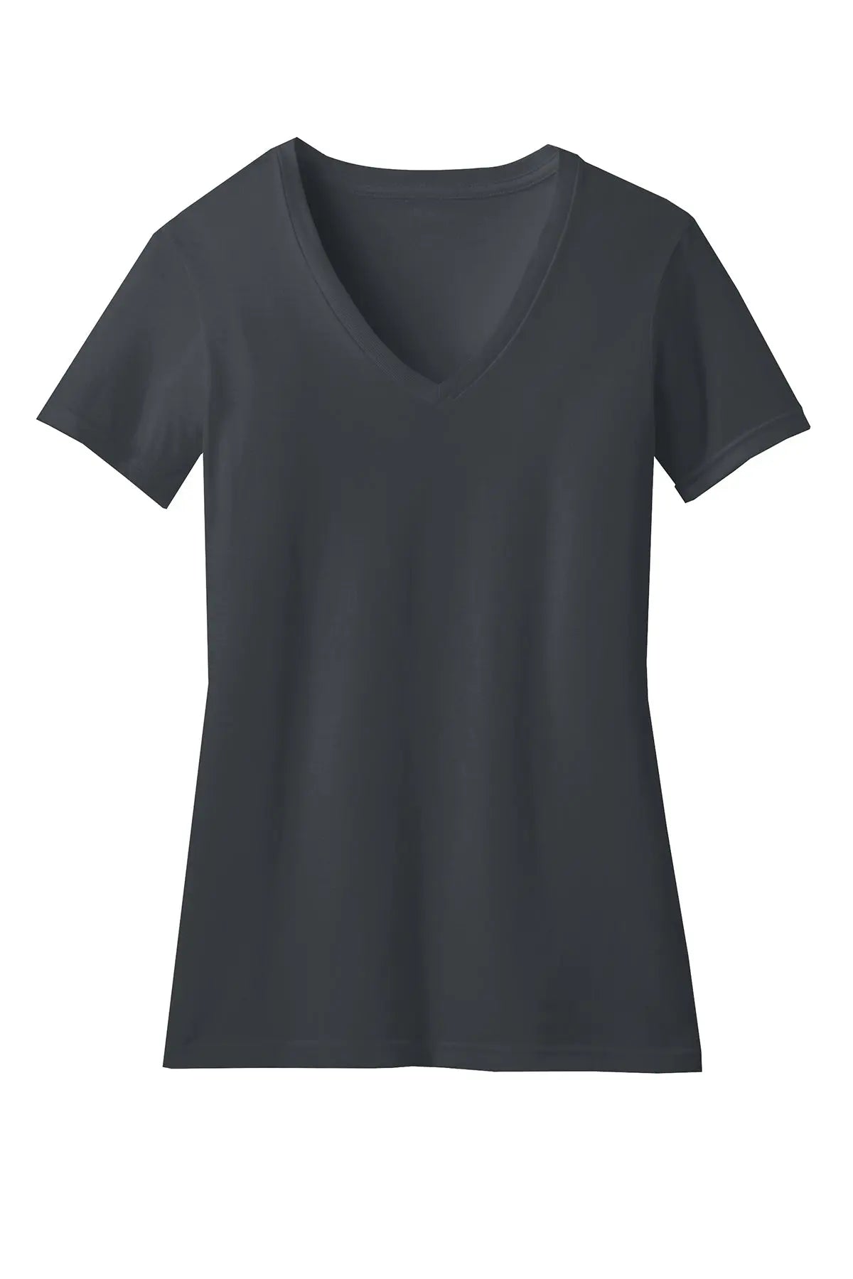 District® Women’s Perfect Blend® CVC V-Neck Tee #DM1190L