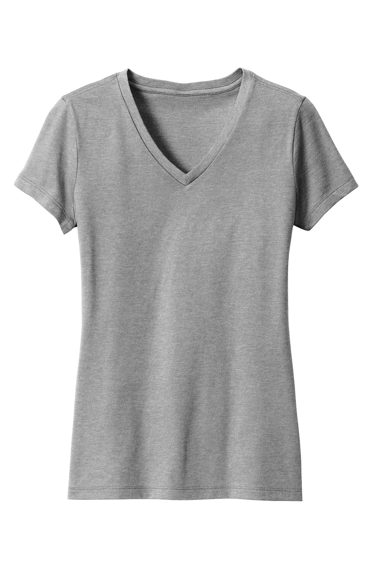 District® Women’s Perfect Blend® CVC V-Neck Tee #DM1190L
