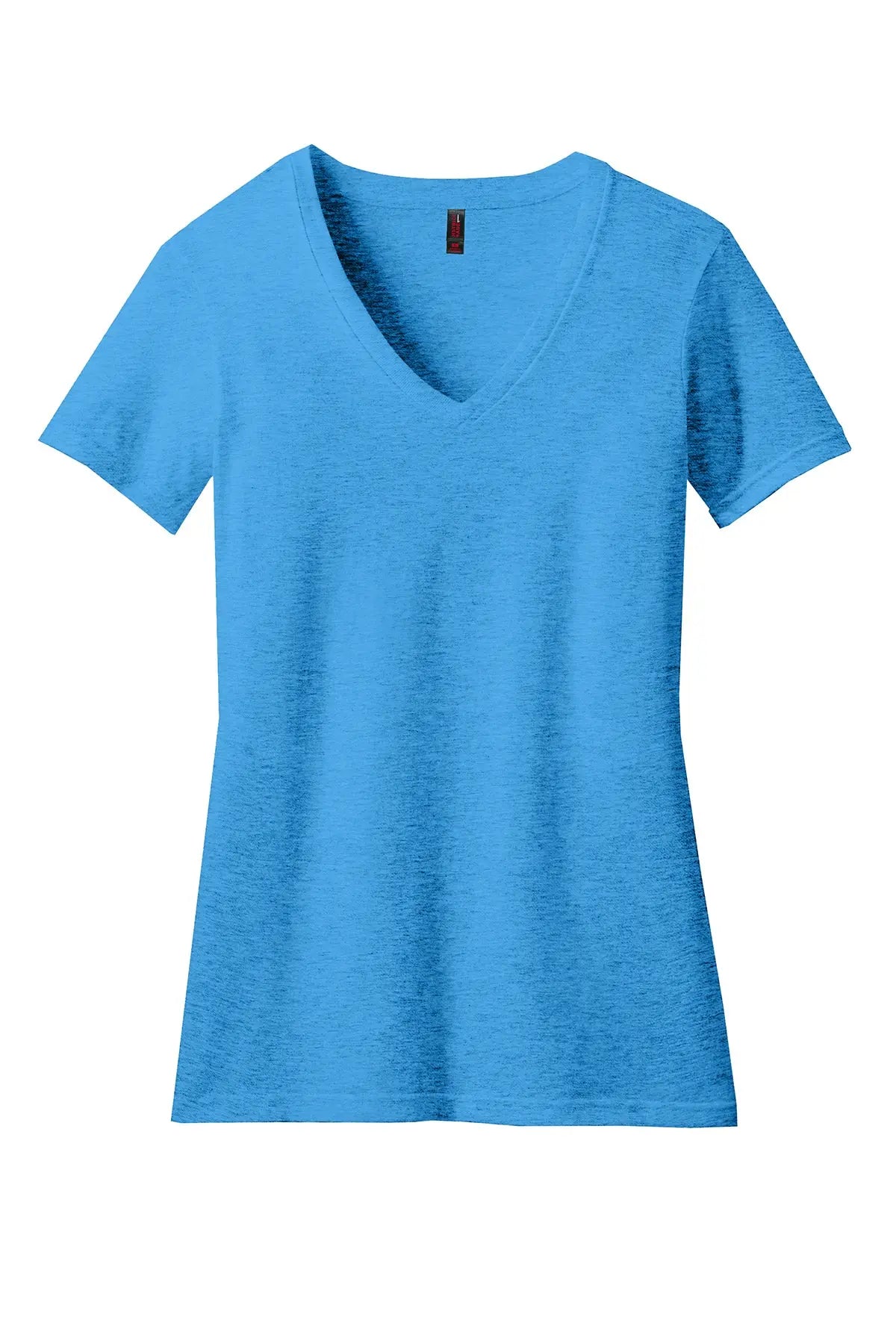 District® Women’s Perfect Blend® CVC V-Neck Tee #DM1190L