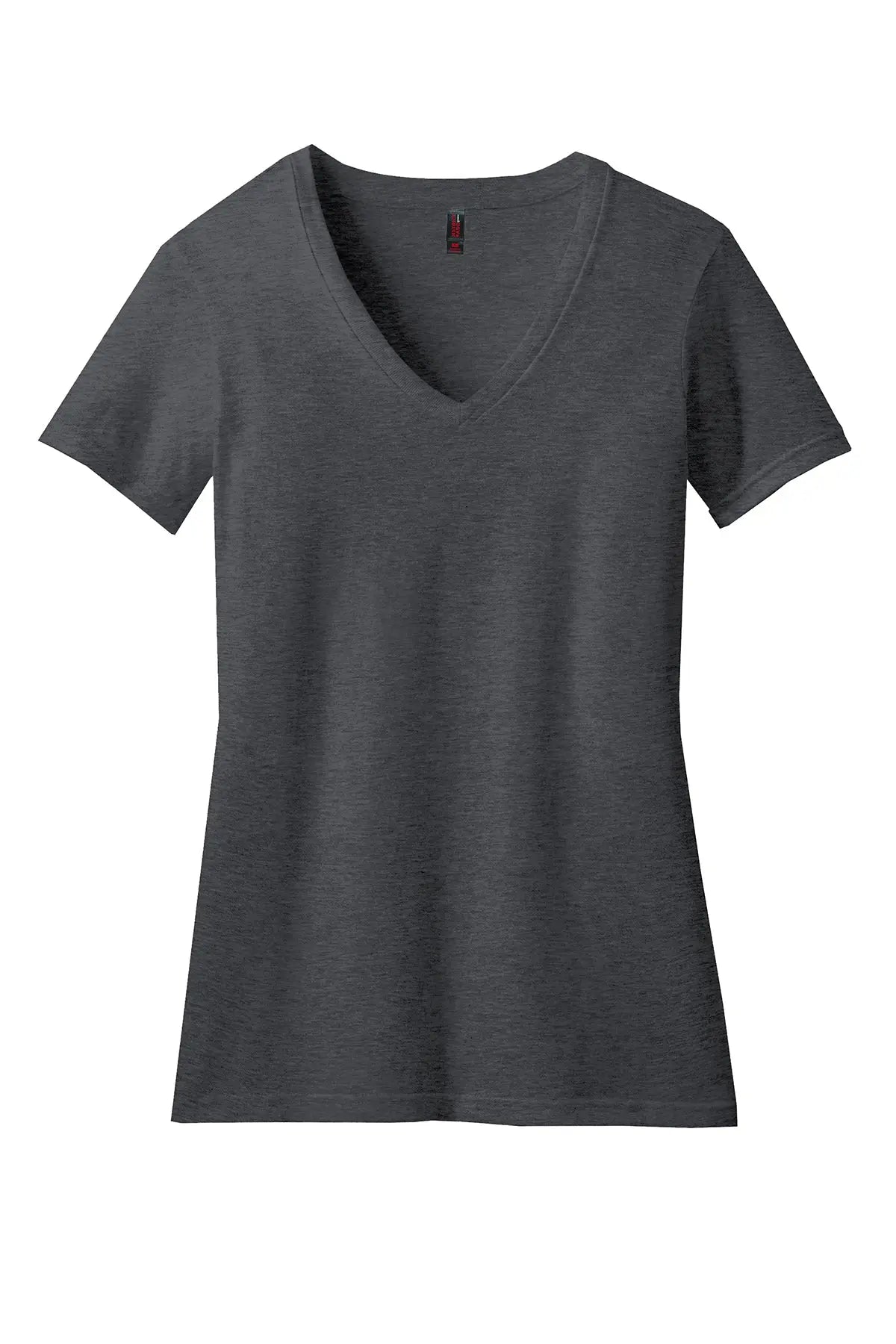 District® Women’s Perfect Blend® CVC V-Neck Tee #DM1190L