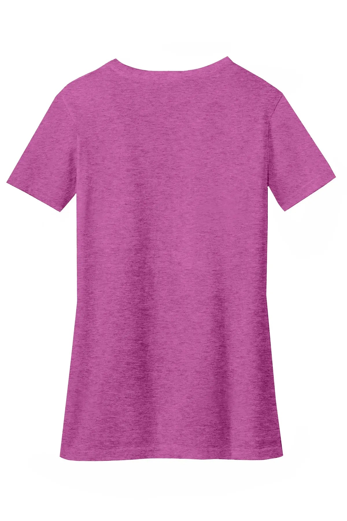 District® Women’s Perfect Blend® CVC V-Neck Tee #DM1190L