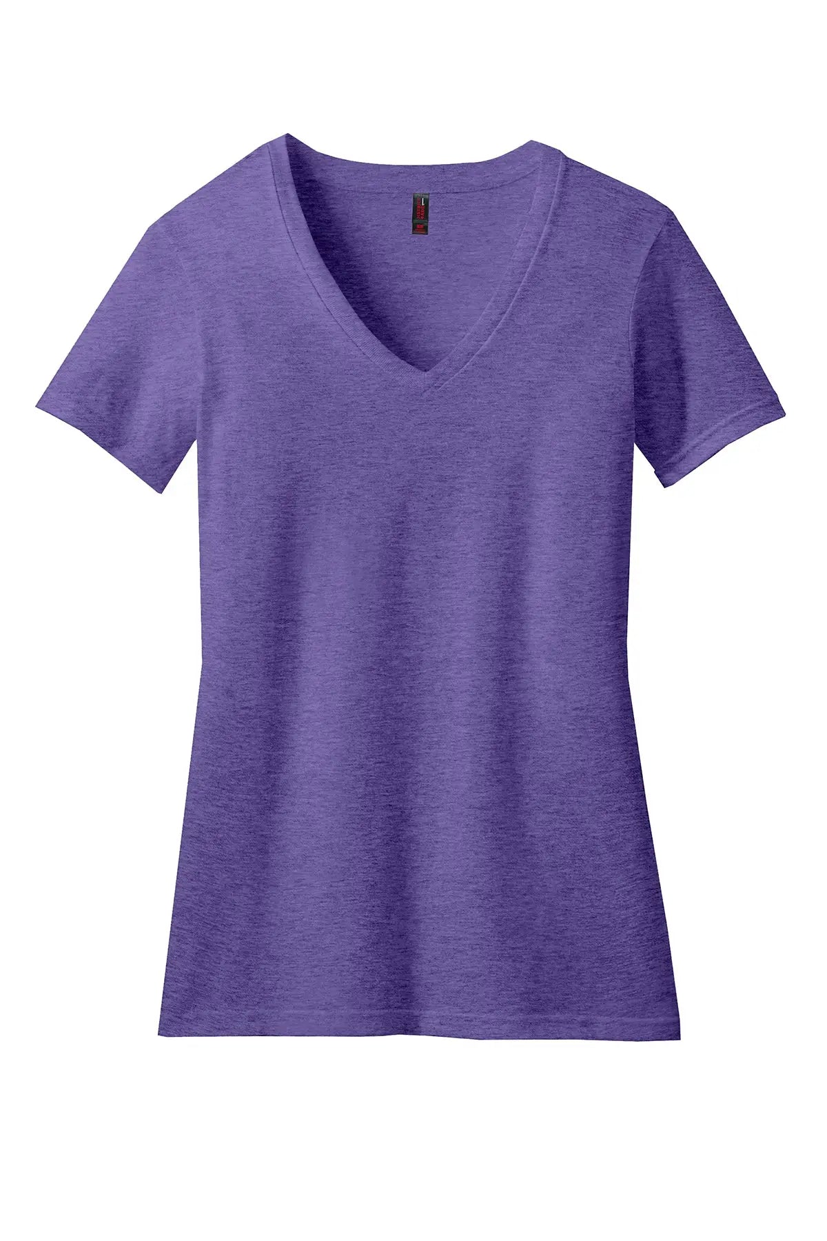 District® Women’s Perfect Blend® CVC V-Neck Tee #DM1190L