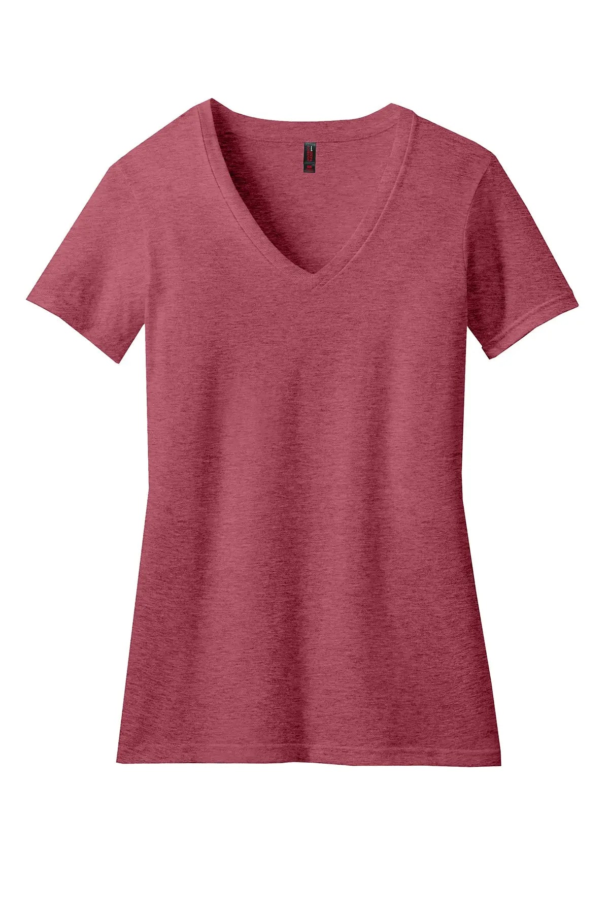 District® Women’s Perfect Blend® CVC V-Neck Tee #DM1190L