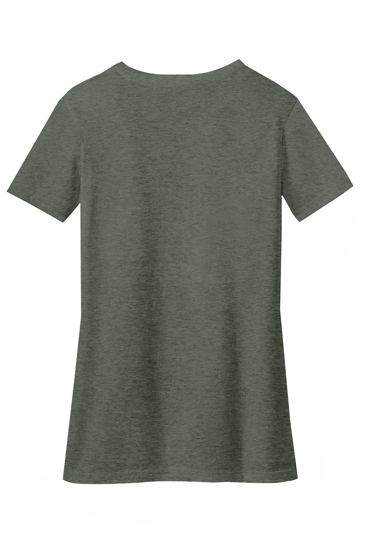 District® Women’s Perfect Blend® CVC V-Neck Tee #DM1190L