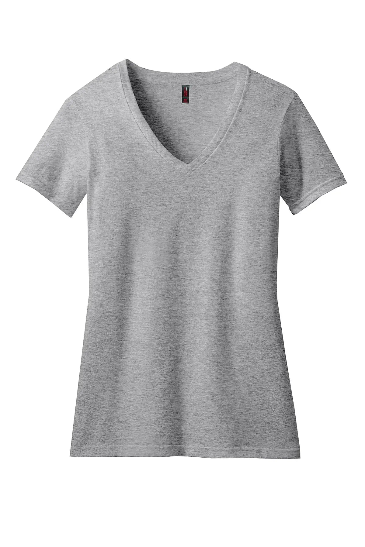 District® Women’s Perfect Blend® CVC V-Neck Tee #DM1190L