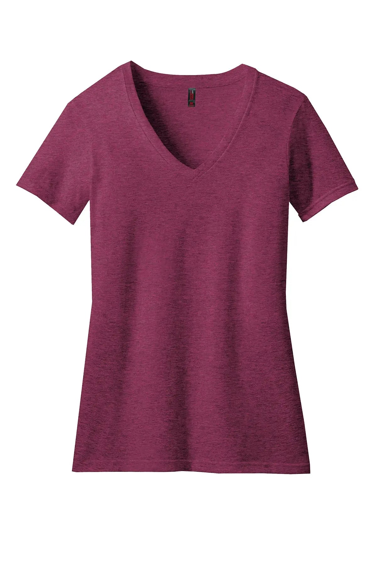 District® Women’s Perfect Blend® CVC V-Neck Tee #DM1190L