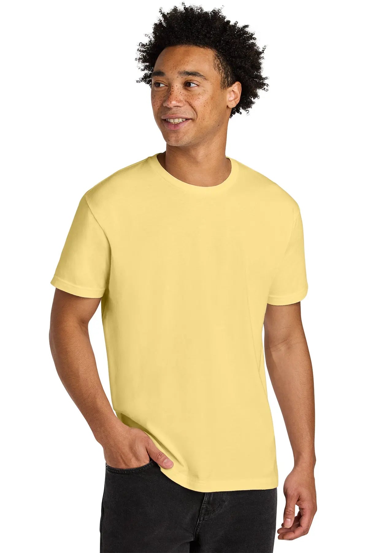 28 Next Level SOFT WASH Cotton Tees - Banana Cream
