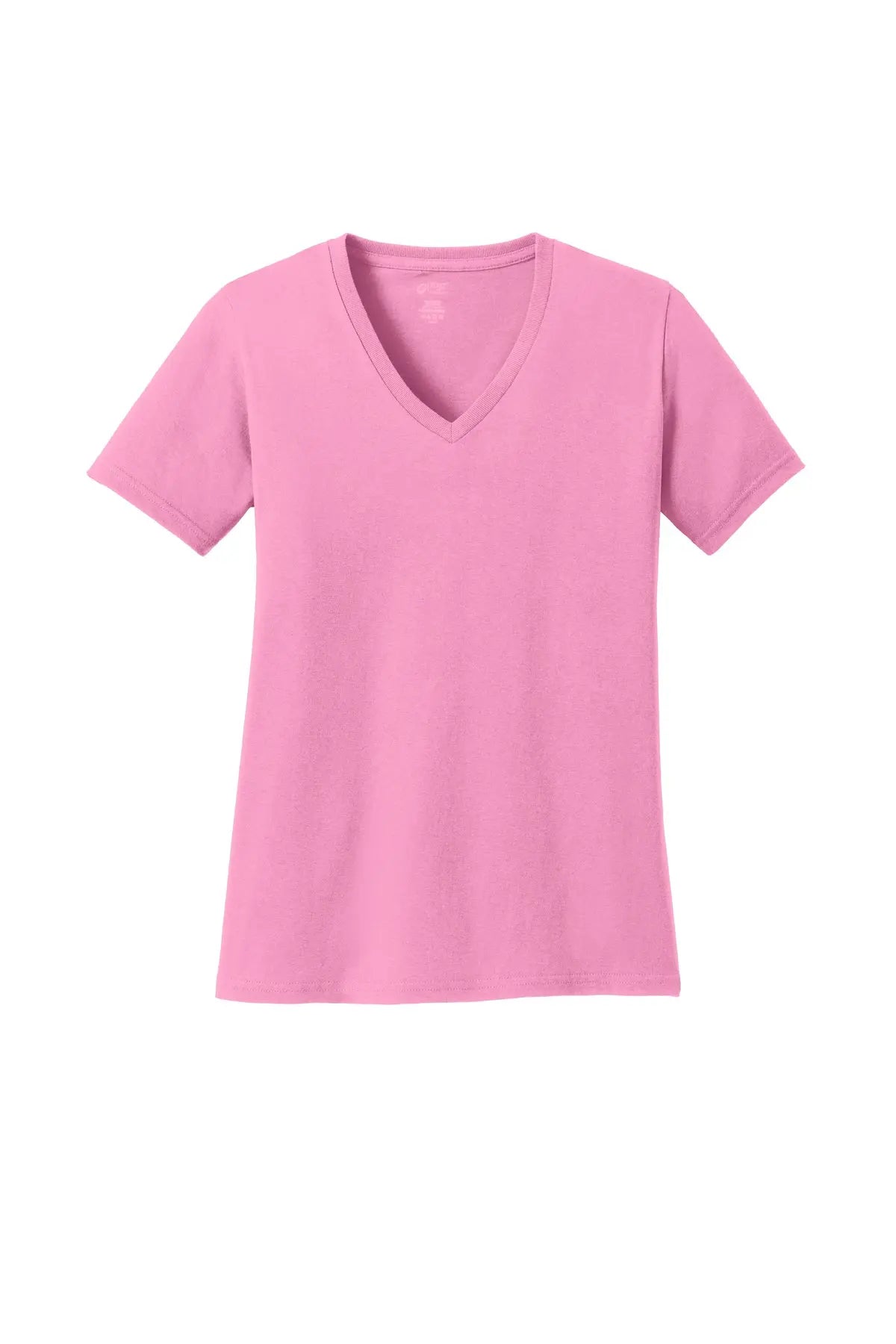 Port & Co™ Women's Core Cotton V-Neck Tee #LPC54V