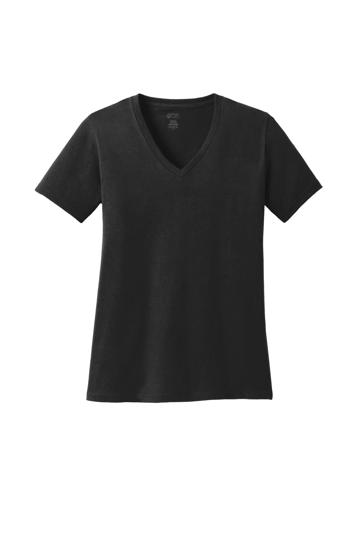 Port & Co™ Women's Core Cotton V-Neck Tee #LPC54V