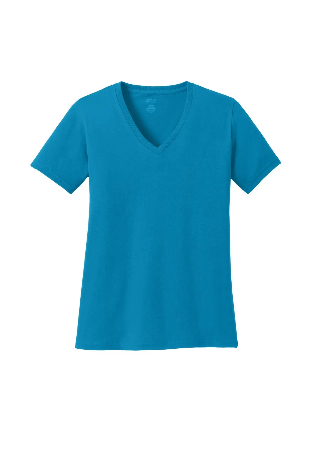 Port & Co™ Women's Core Cotton V-Neck Tee #LPC54V