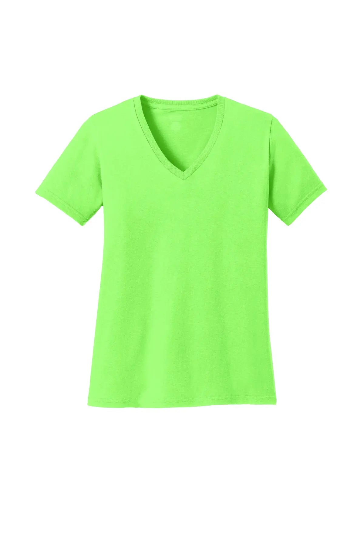 Port & Co™ Women's Core Cotton V-Neck Tee #LPC54V