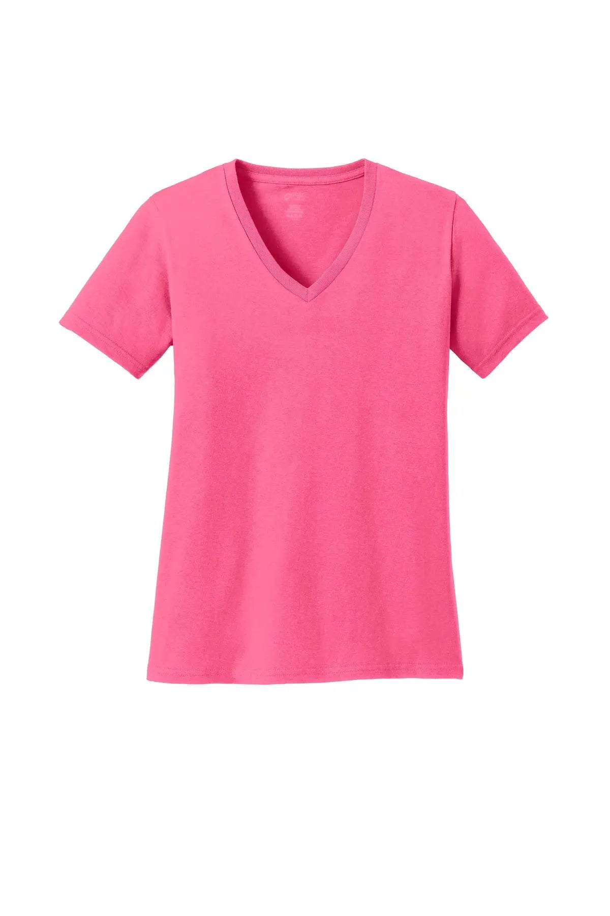 Port & Co™ Women's Core Cotton V-Neck Tee #LPC54V