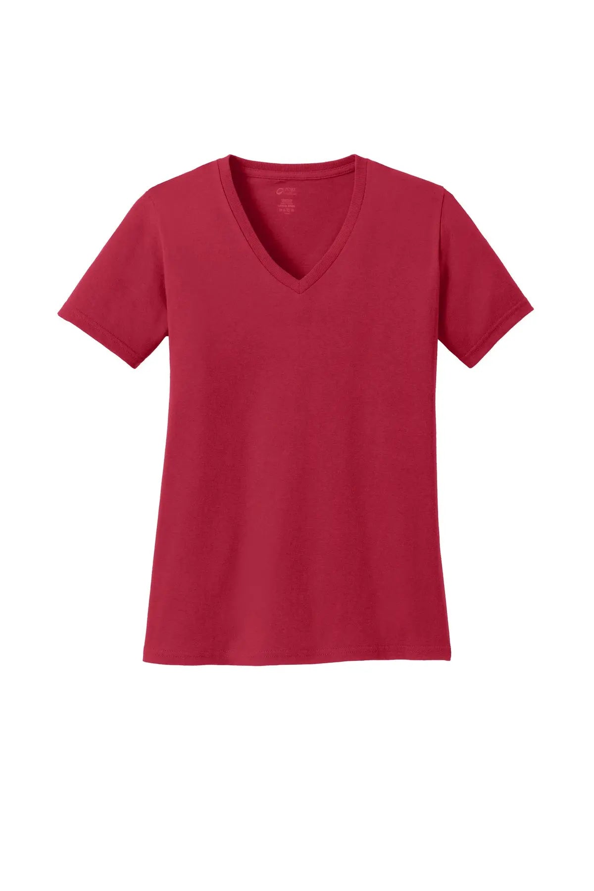Port & Co™ Women's Core Cotton V-Neck Tee #LPC54V