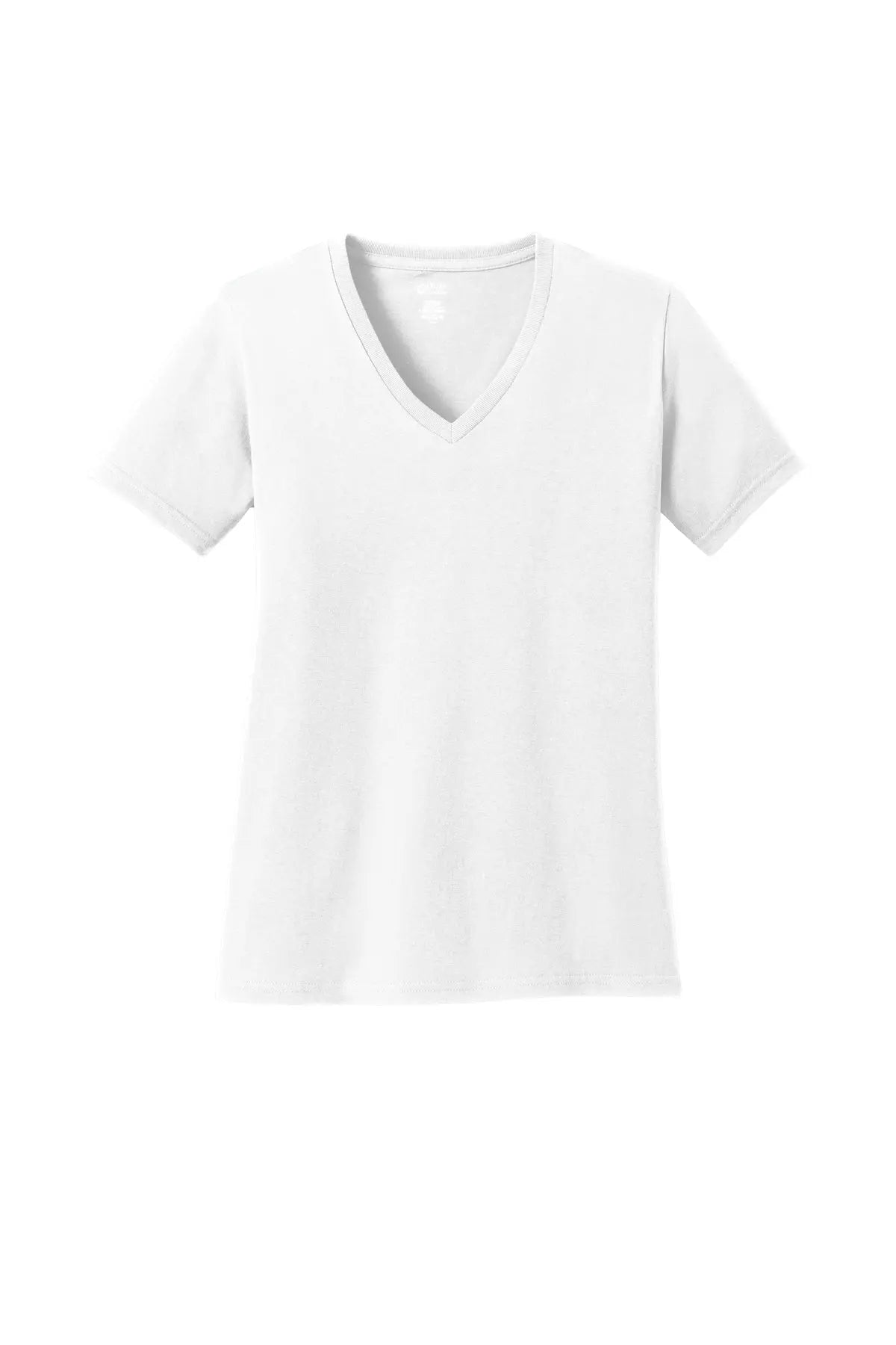 Port & Co™ Women's Core Cotton V-Neck Tee #LPC54V