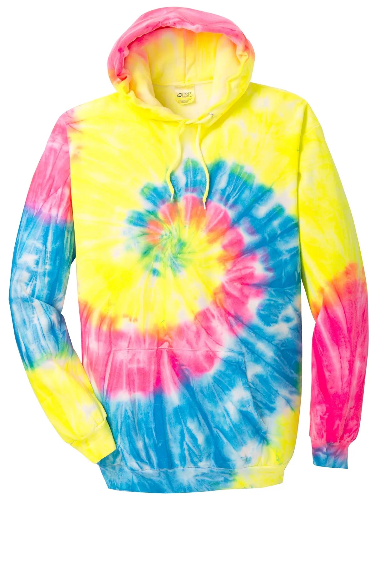 Port & Co™ Tie-Dye Pullover Hooded Sweatshirt #PC146
