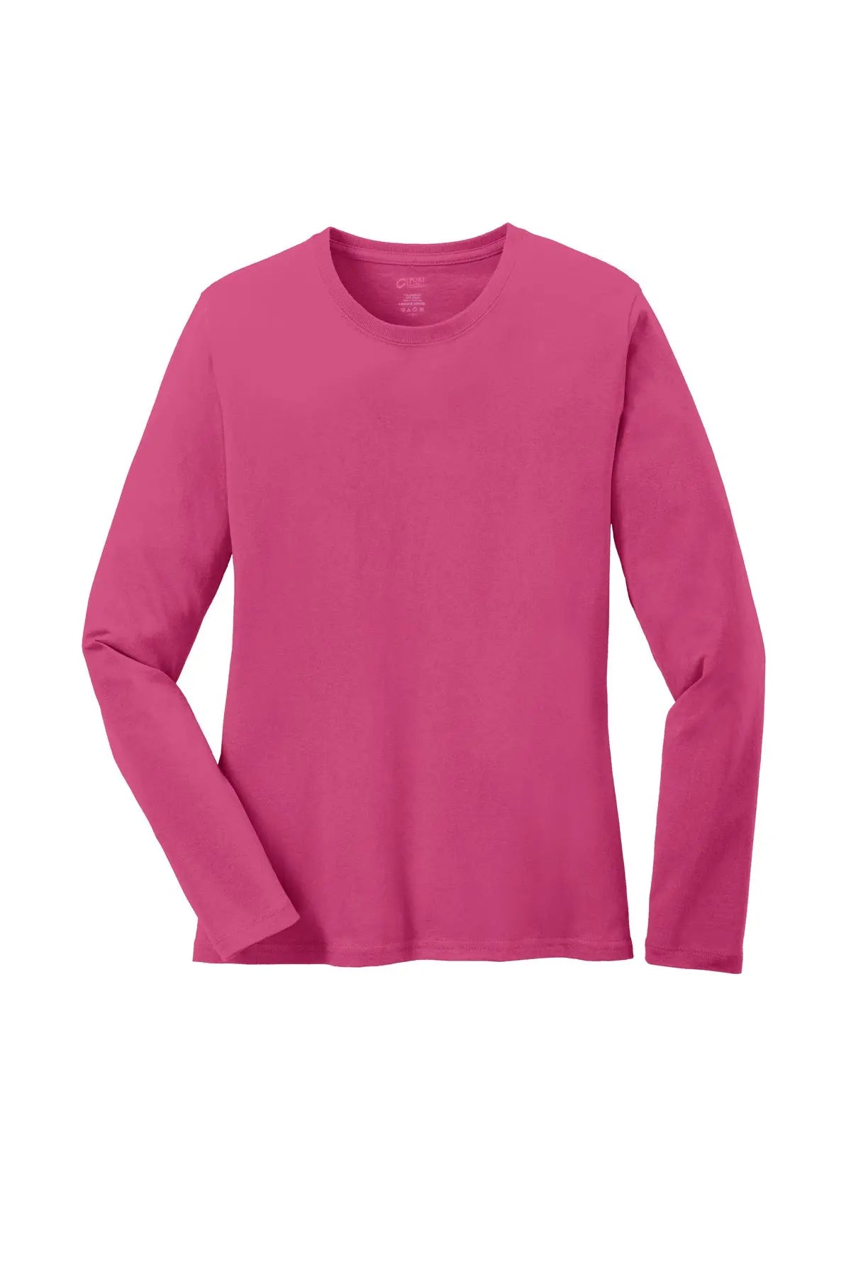 Port & Co™ Women's Long Sleeve Core Cotton Tee #LPC54LS