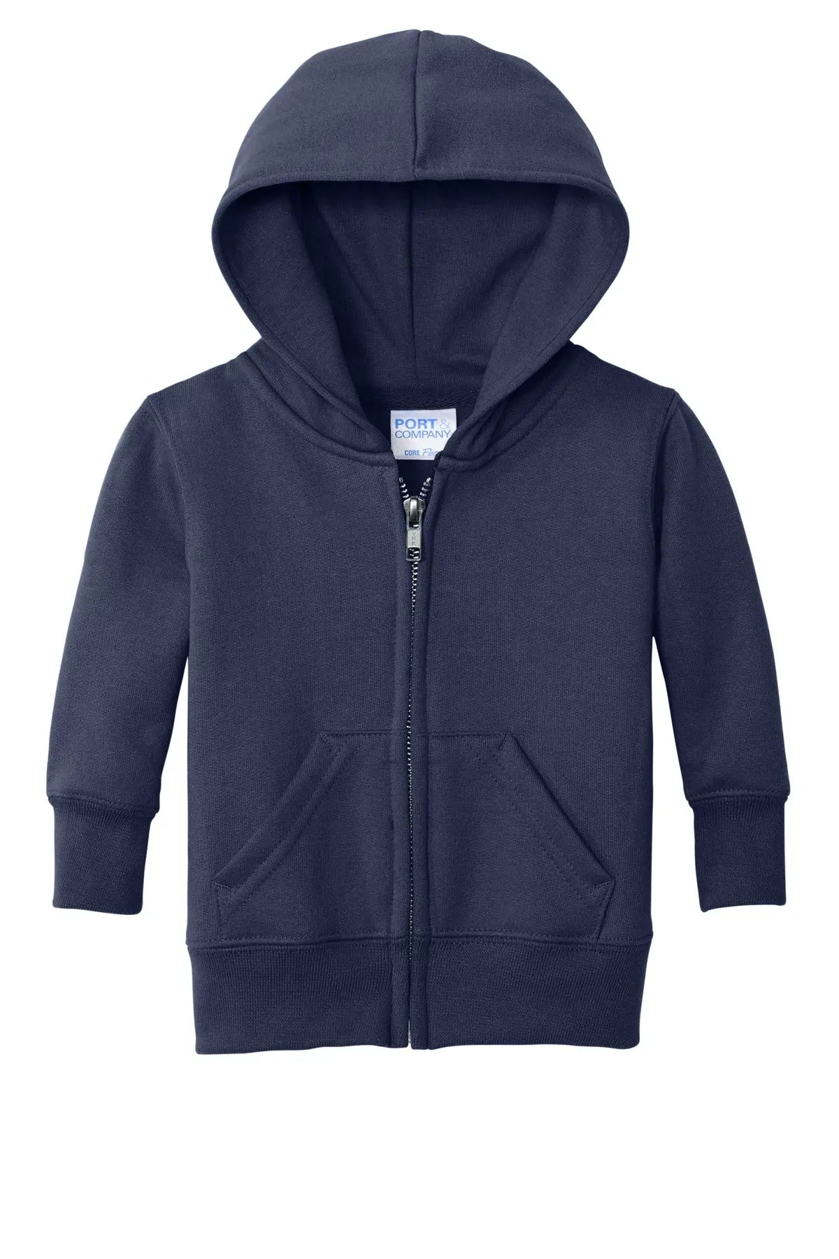 Port & Co™ Infant Core Fleece Full-Zip Hooded Sweatshirt #CAR78IZH