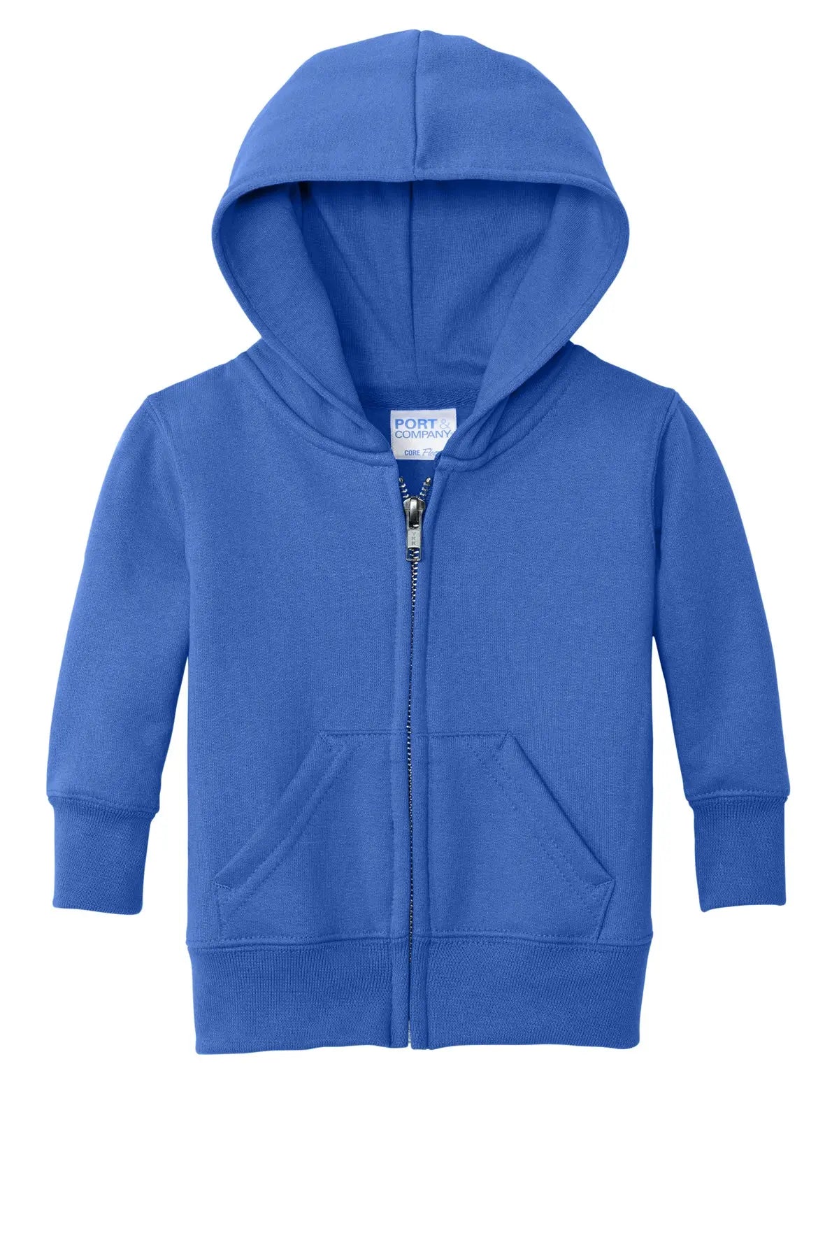 Port & Co™ Infant Core Fleece Full-Zip Hooded Sweatshirt #CAR78IZH
