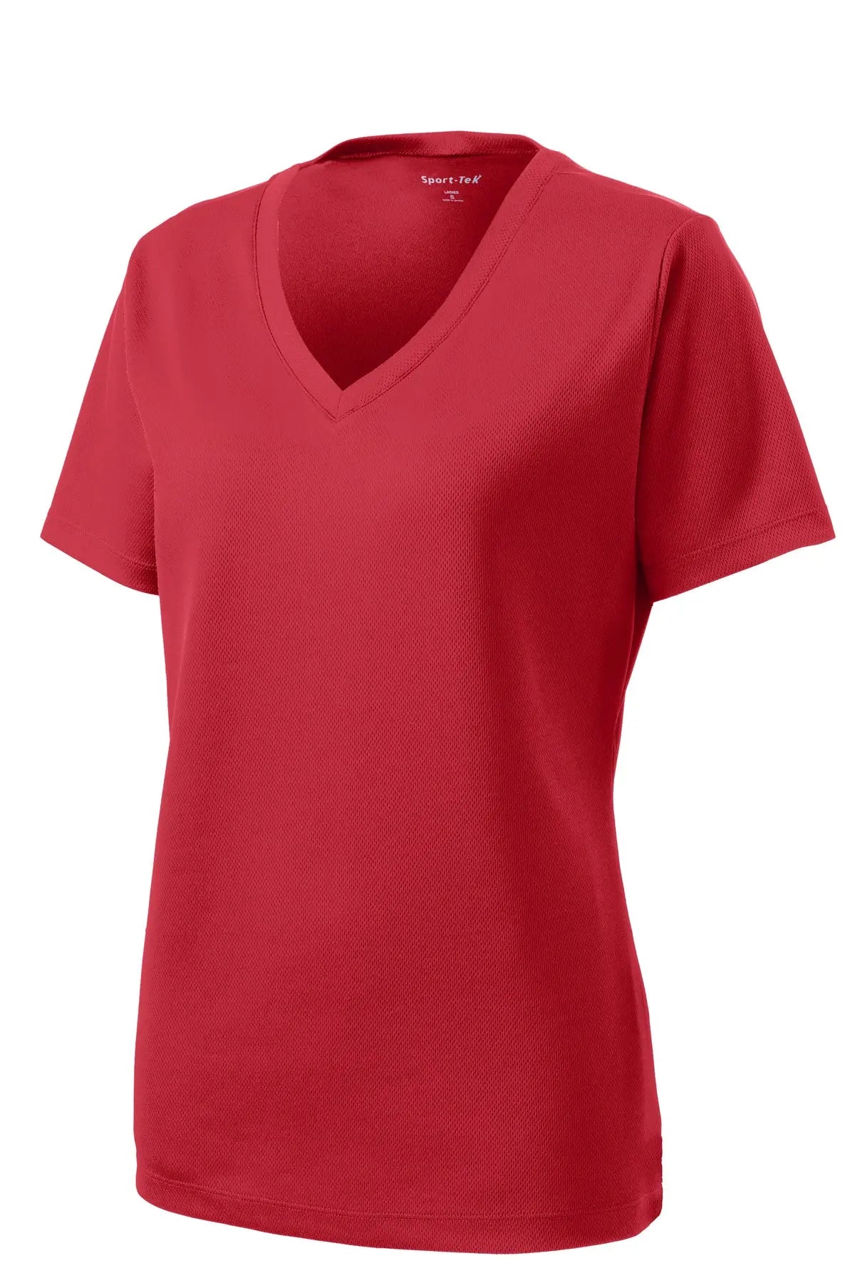 Sport-Tek® Women's PosiCharge® RacerMesh® V-Neck Tee #LST340