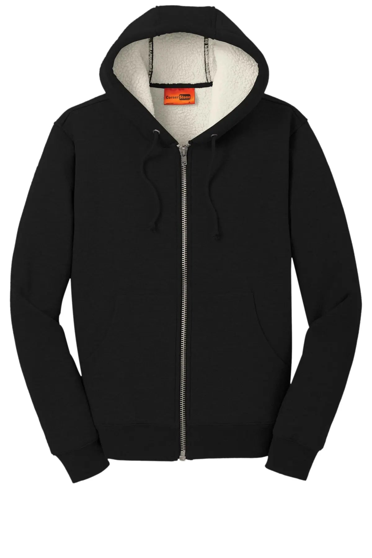 CornerStone® Heavyweight Sherpa-Lined Hooded Fleece Jacket #CS625