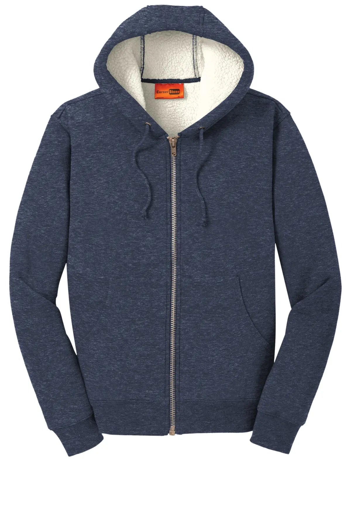 CornerStone® Heavyweight Sherpa-Lined Hooded Fleece Jacket #CS625