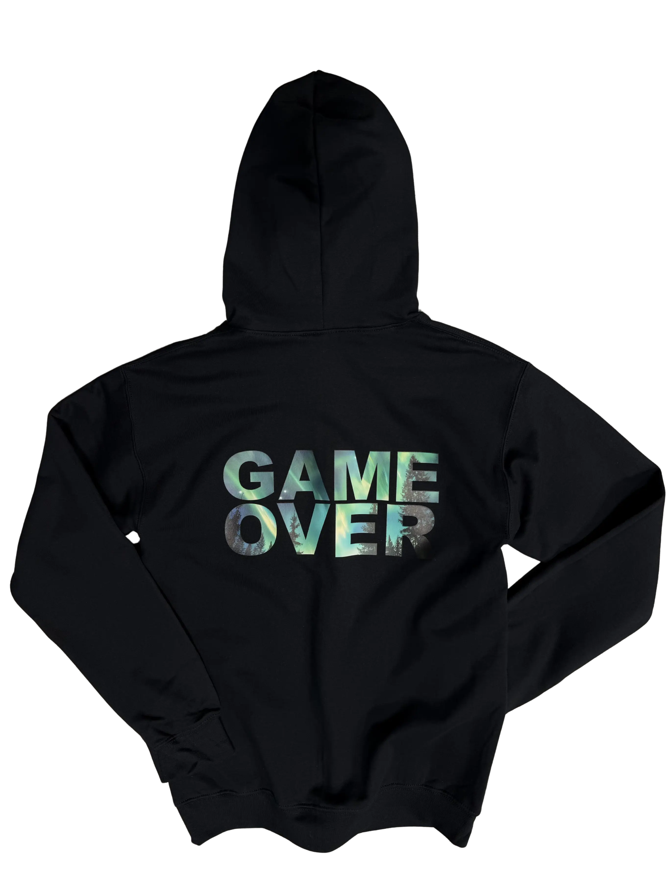 Game Over Northern Lights Zip-Up HoodieGame Over Merch