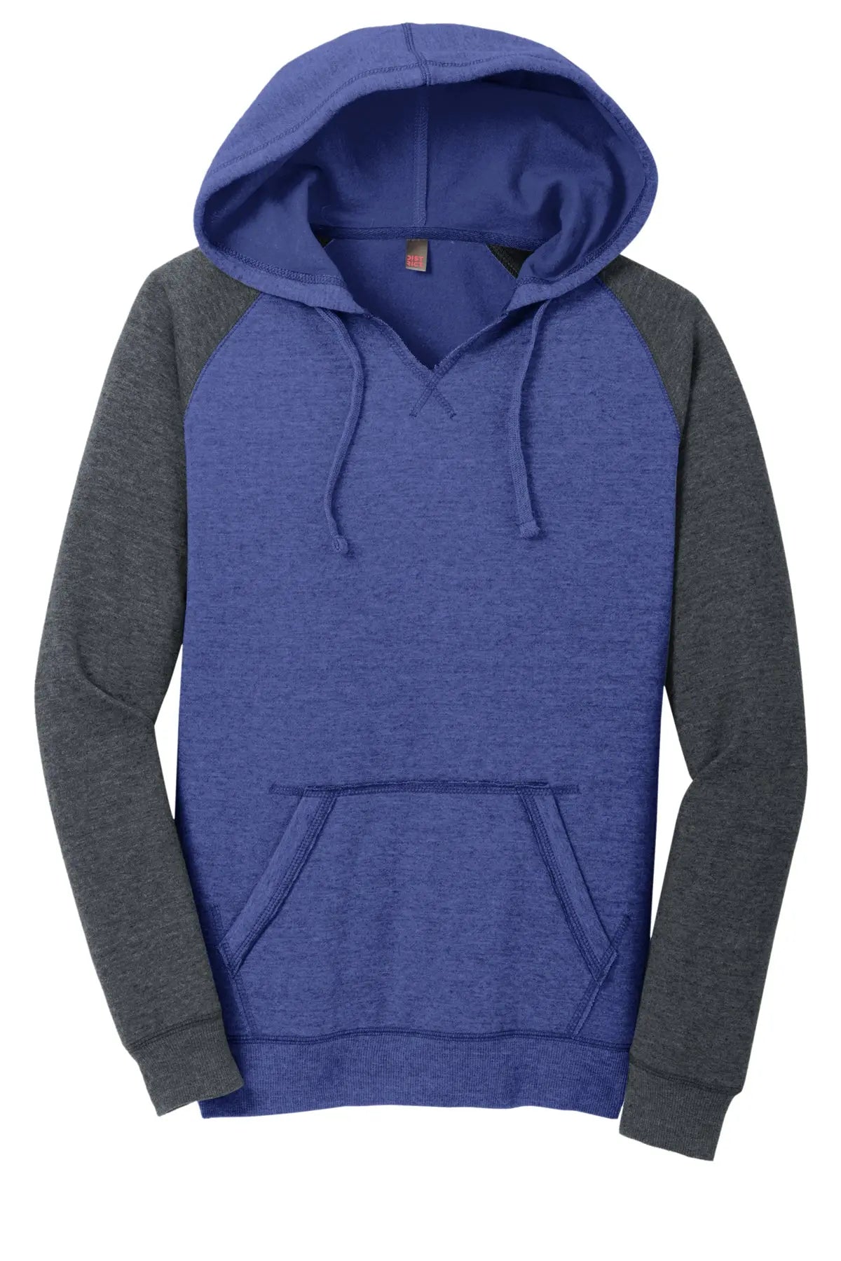 District® Women’s Lightweight Fleece Raglan Hoodie #DT296