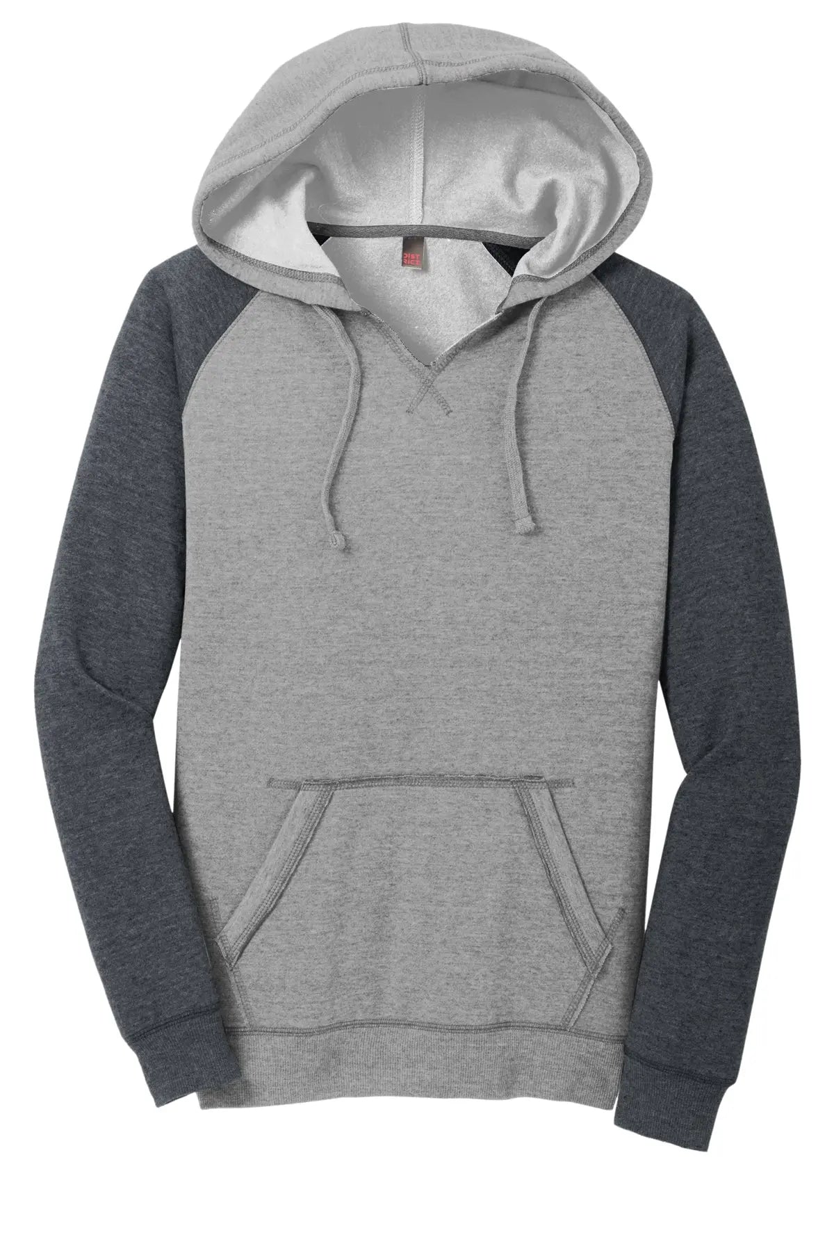 District® Women’s Lightweight Fleece Raglan Hoodie #DT296