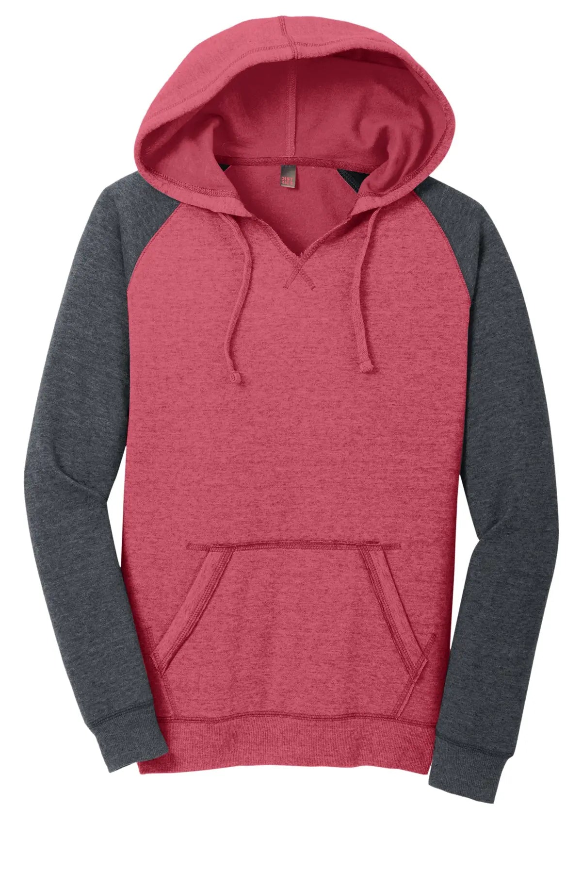 District® Women’s Lightweight Fleece Raglan Hoodie #DT296