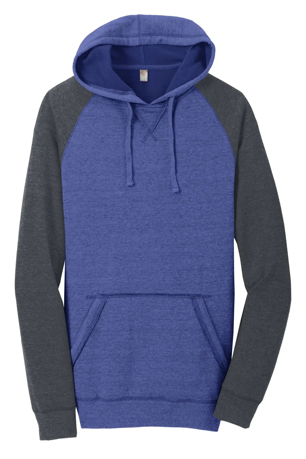 District® Lightweight Fleece Raglan Hoodie #DT196