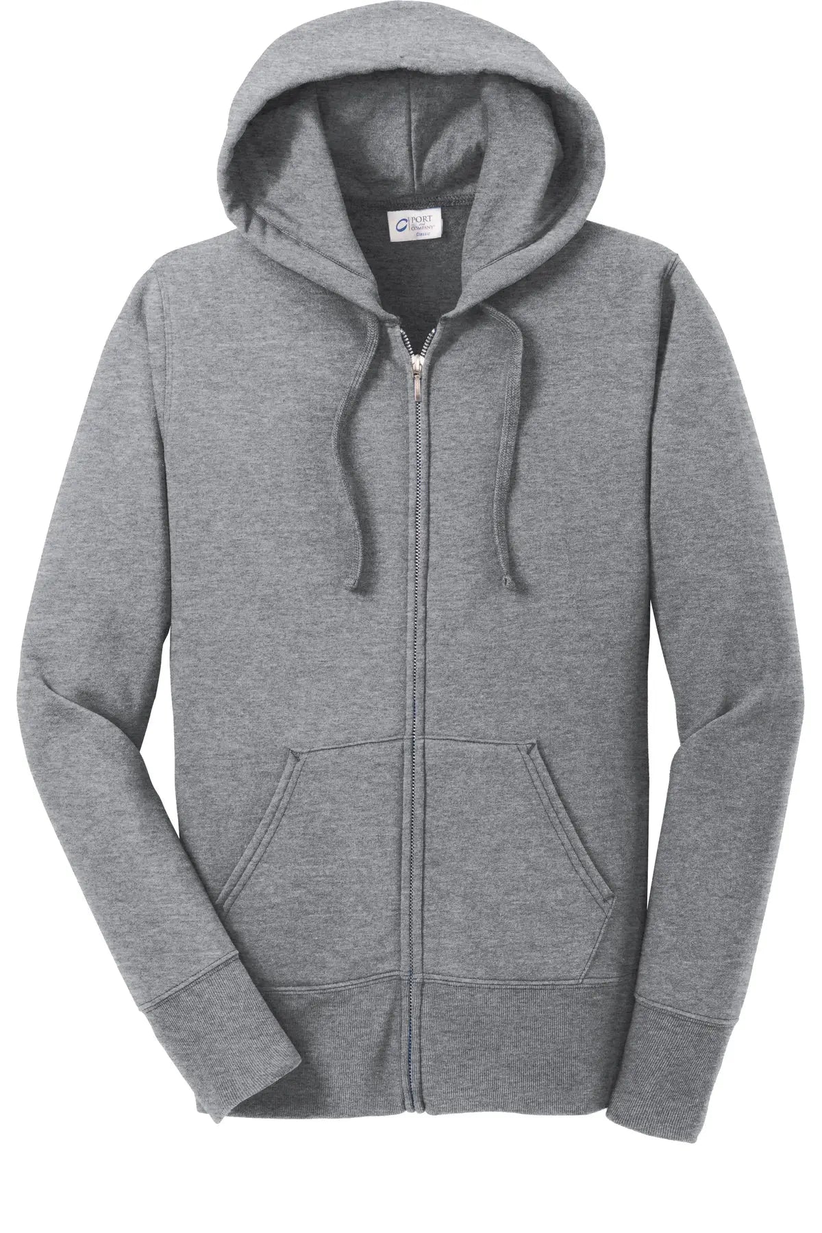 Port & Co™ Women's Core Fleece Full-Zip Hooded Sweatshirt #LPC78ZH