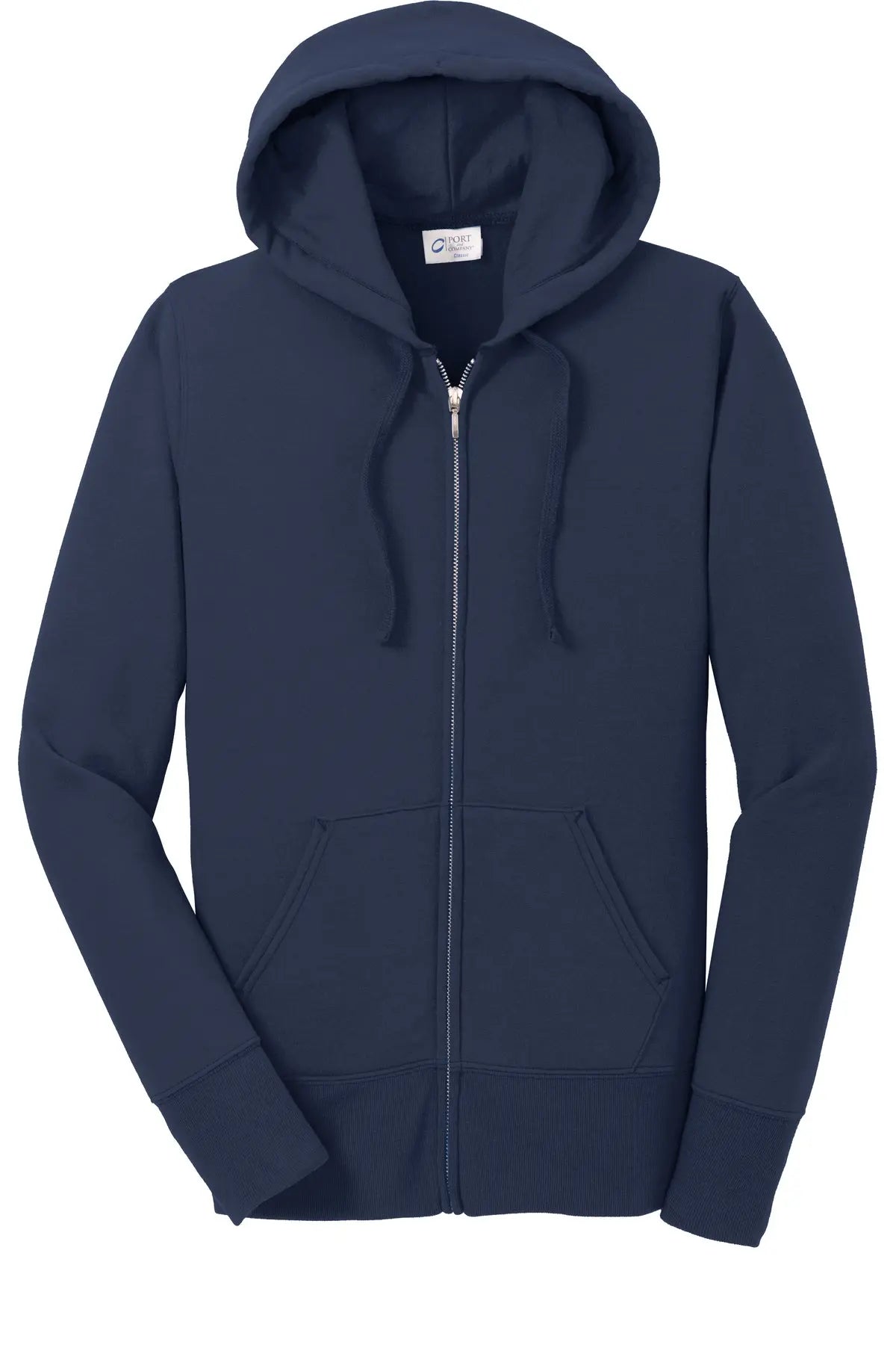 Port & Co™ Women's Core Fleece Full-Zip Hooded Sweatshirt #LPC78ZH