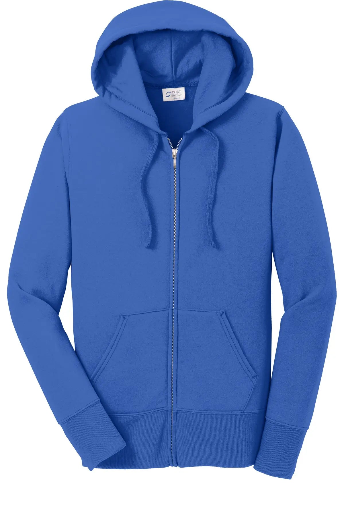 Port & Co™ Women's Core Fleece Full-Zip Hooded Sweatshirt #LPC78ZH