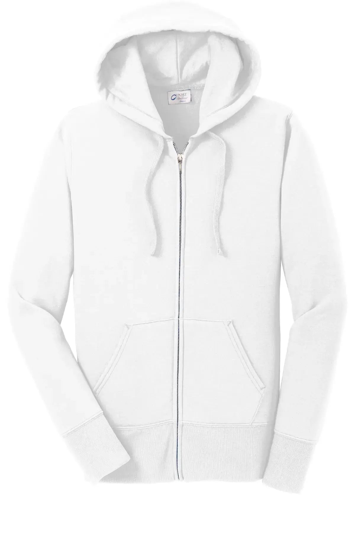 Port & Co™ Women's Core Fleece Full-Zip Hooded Sweatshirt #LPC78ZH Game Over Merch
