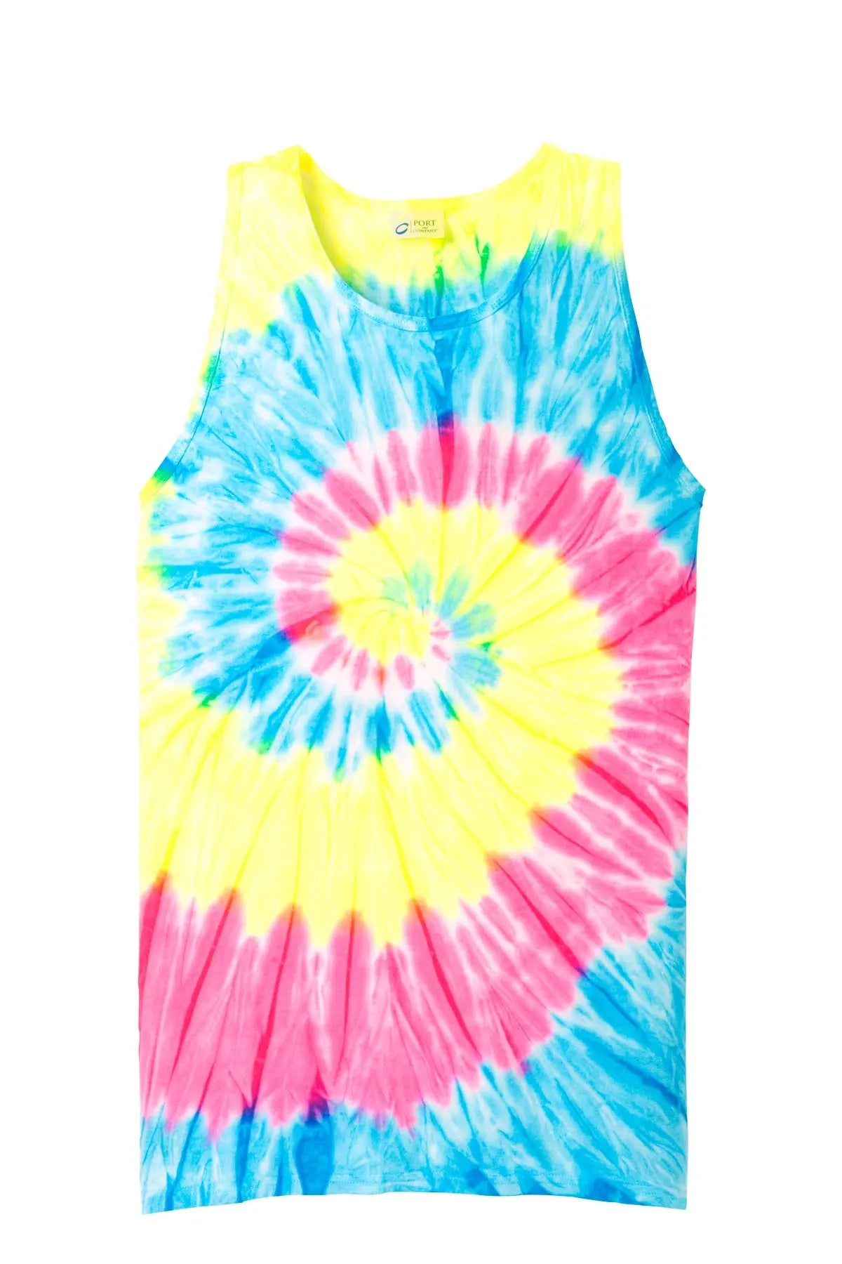 Port & Co™ Tie-Dye Tank Top #PC147TT Game Over Merch