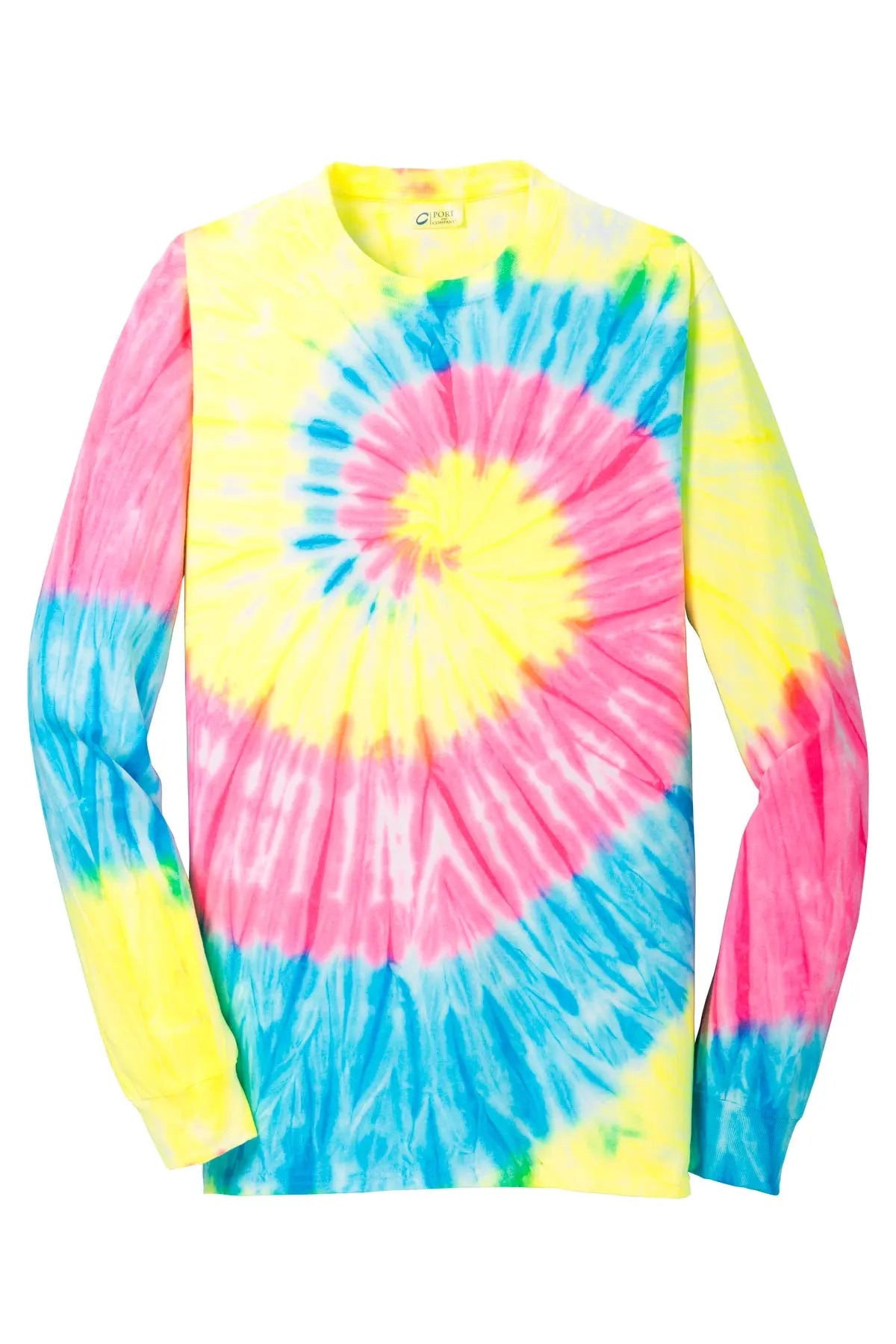 Port & Co™ Tie-Dye Long Sleeve Tee #PC147LS