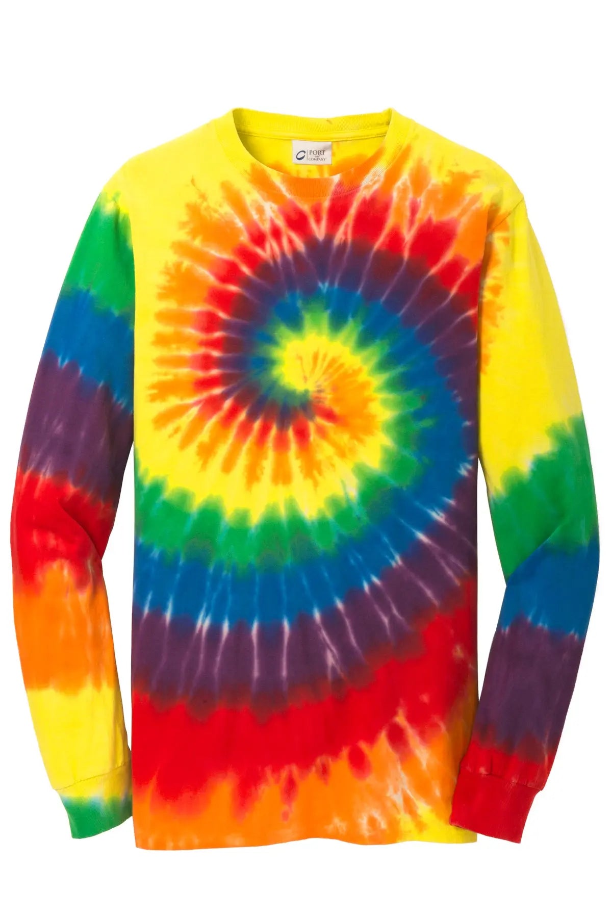 Port & Co™ Tie-Dye Long Sleeve Tee #PC147LS
