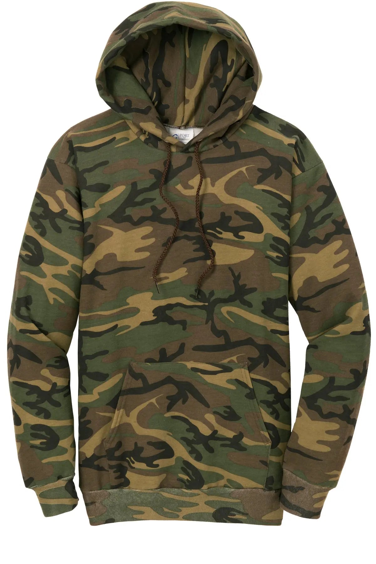 Port & Co™ Core Fleece Camo Pullover Hooded Sweatshirt #PC78HC