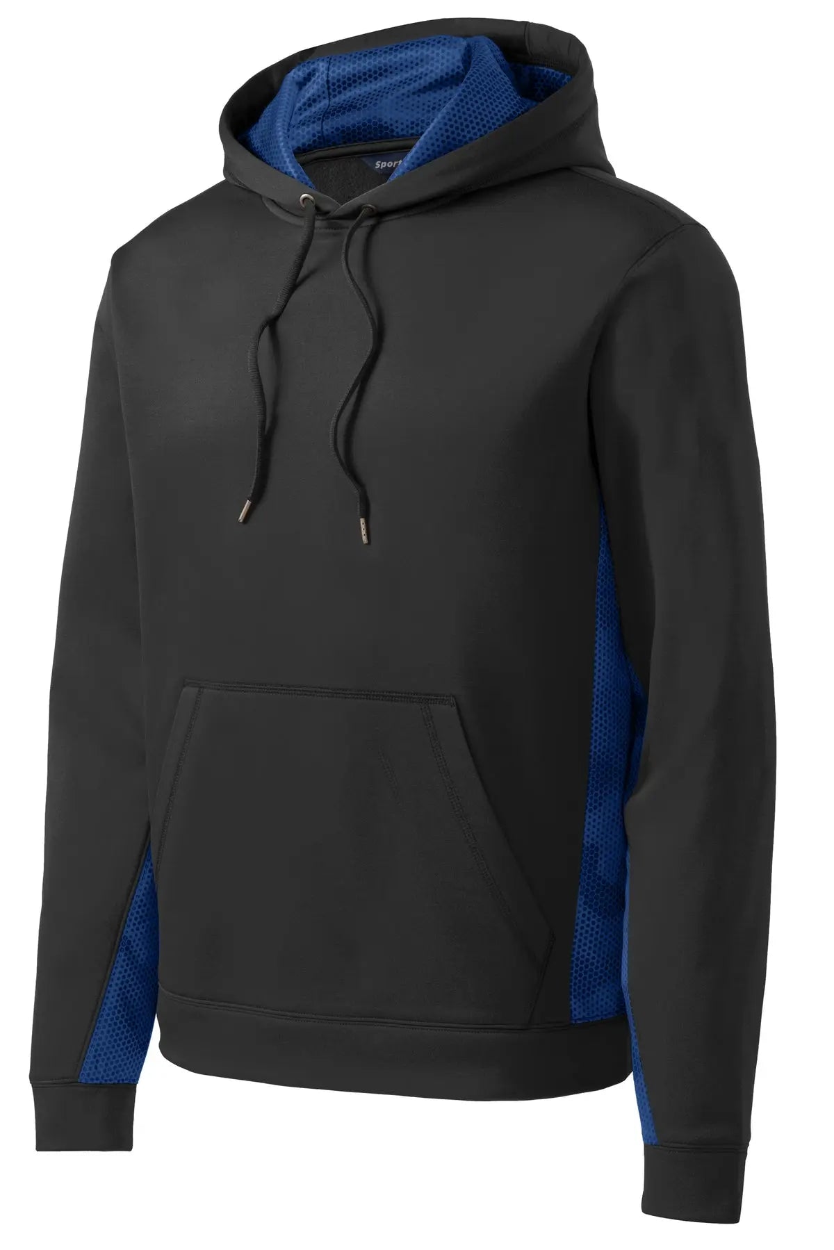 Sport-Tek® Youth Sport-Wick® CamoHex Fleece Colorblock Hooded Pullover #YST239