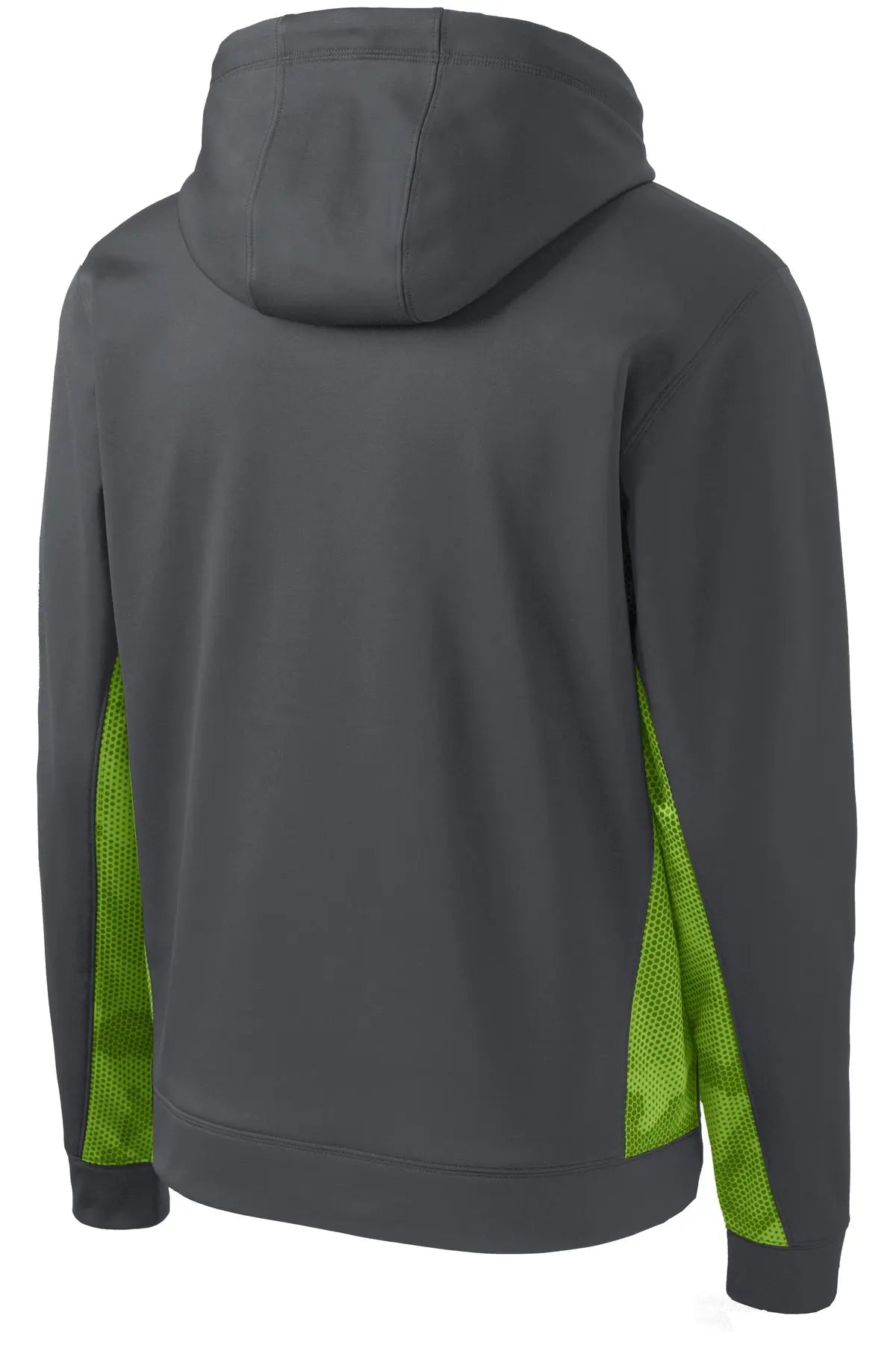 Sport-Tek® Youth Sport-Wick® CamoHex Fleece Colorblock Hooded Pullover #YST239