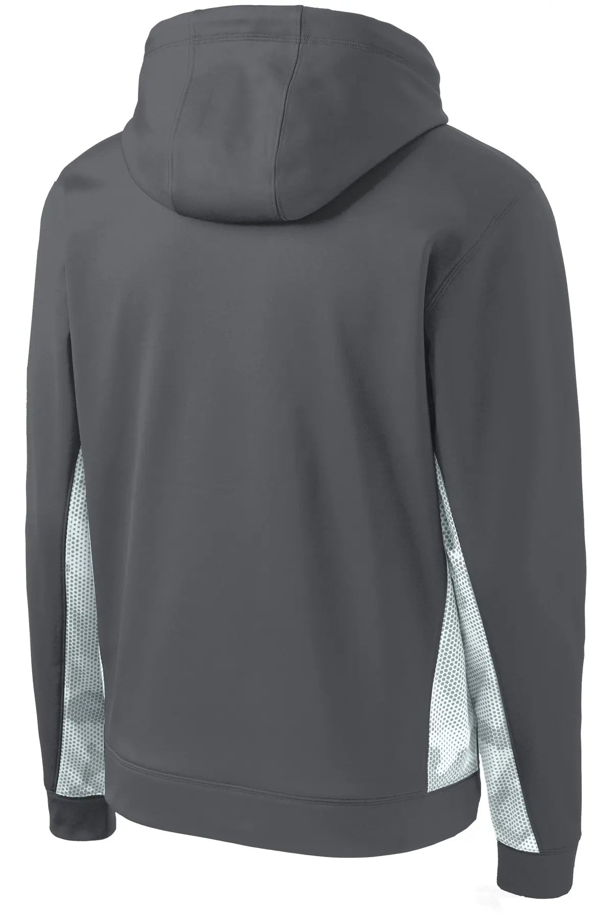 Sport-Tek® Youth Sport-Wick® CamoHex Fleece Colorblock Hooded Pullover #YST239