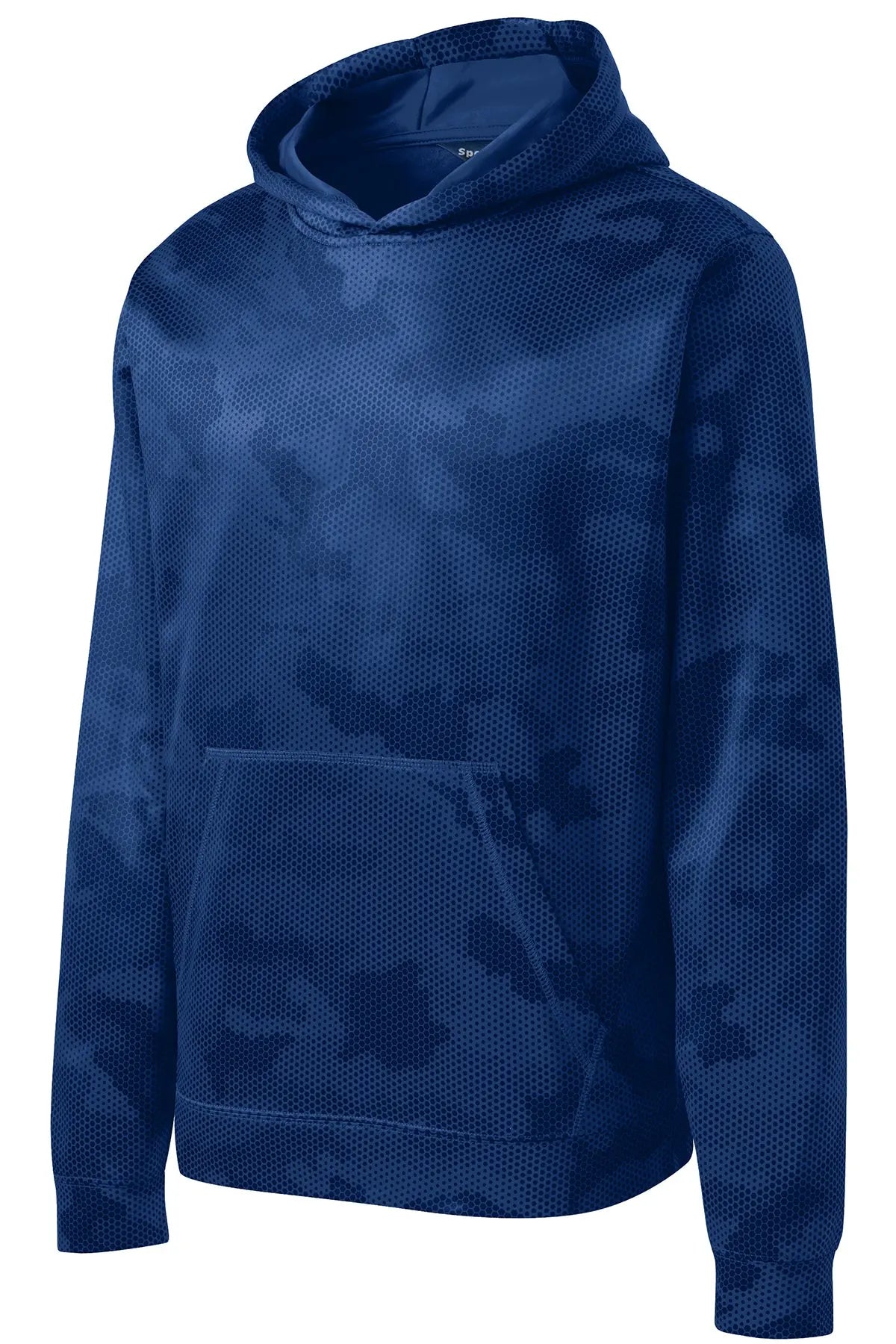 Sport-Tek® Youth Sport-Wick® CamoHex Fleece Hooded Pullover #YST240
