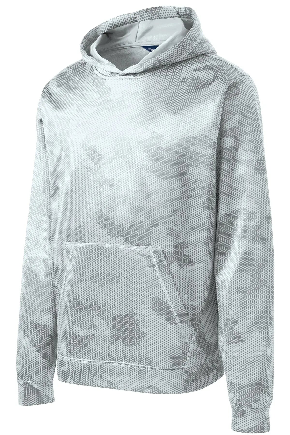 Sport-Tek® Youth Sport-Wick® CamoHex Fleece Hooded Pullover #YST240
