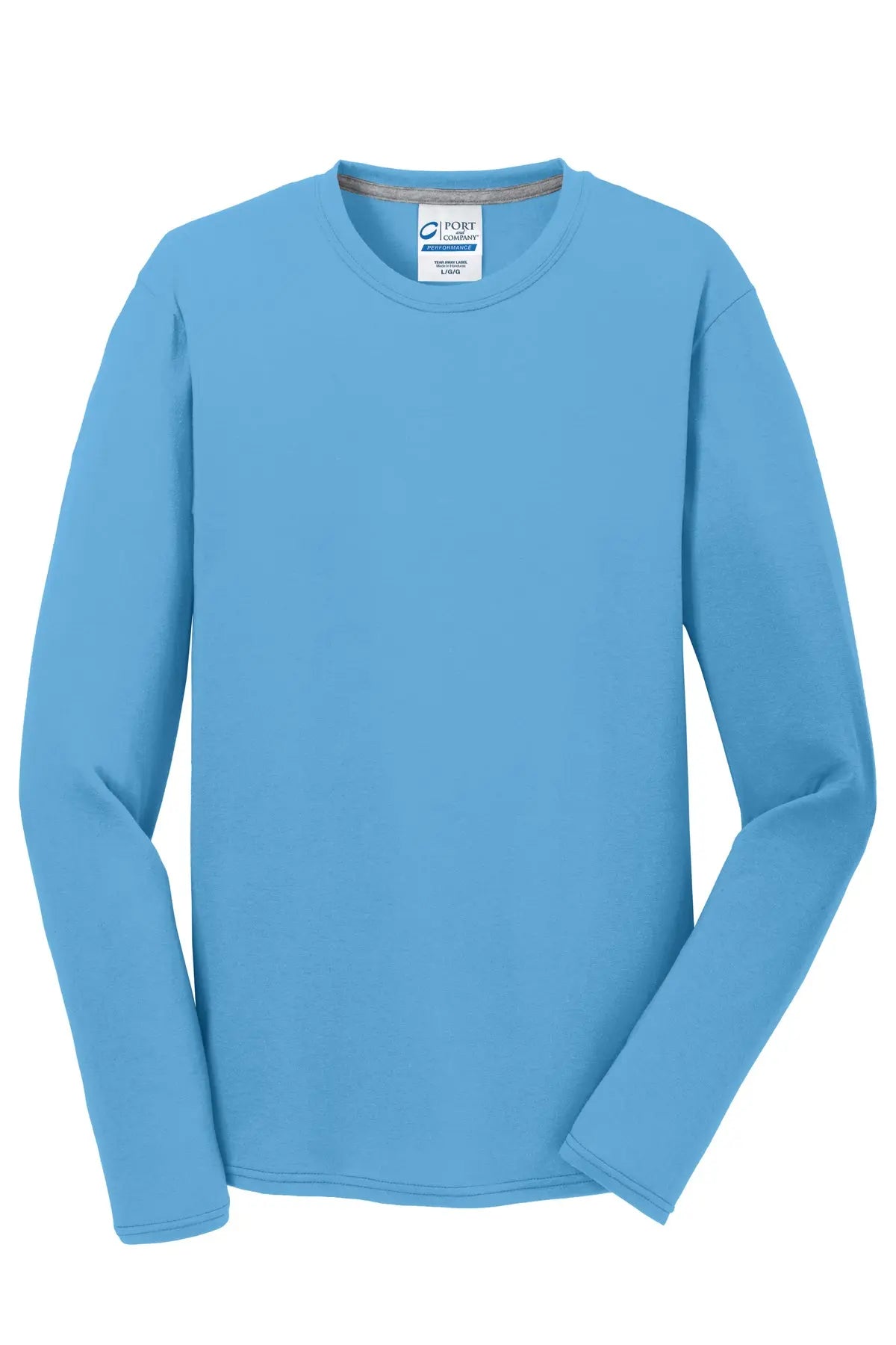 Port & Co™ Long Sleeve Performance Blend Tee #PC381LS