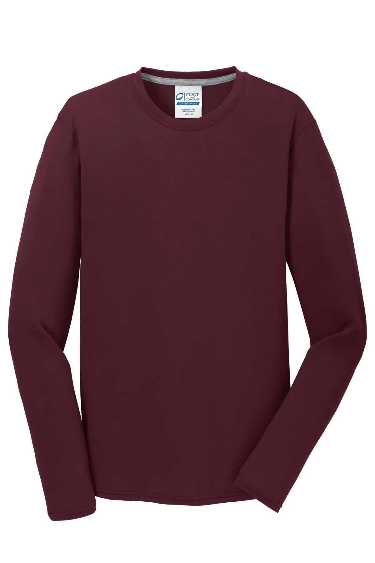 Port & Co™ Long Sleeve Performance Blend Tee #PC381LS