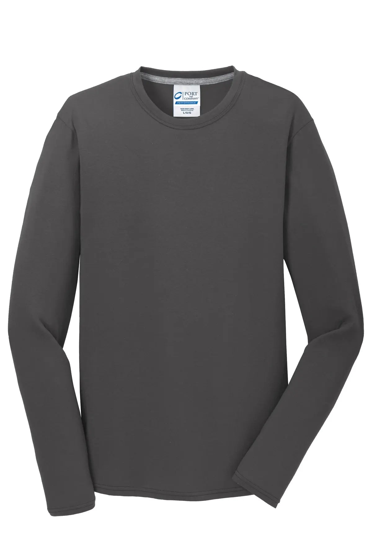 Port & Co™ Long Sleeve Performance Blend Tee #PC381LS