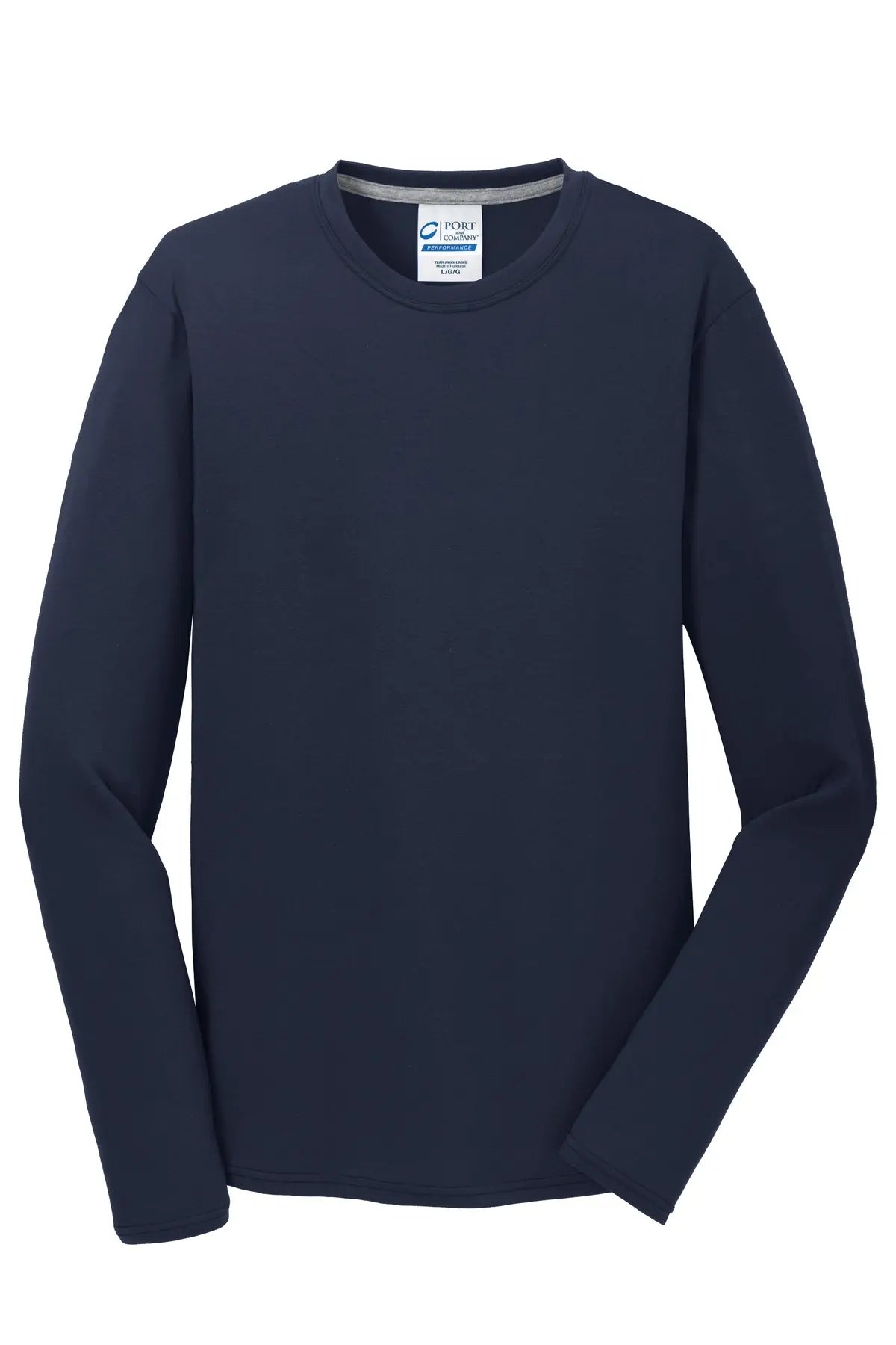 Port & Co™ Long Sleeve Performance Blend Tee #PC381LS